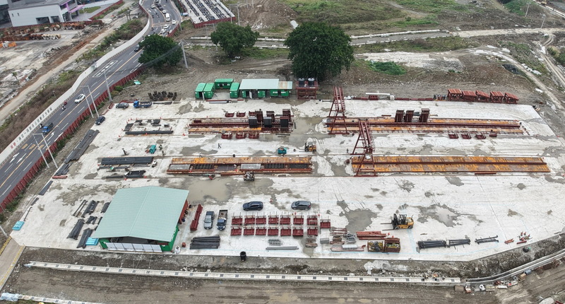 新北貴子坑溪跨溪橋梁預鑄場（3）