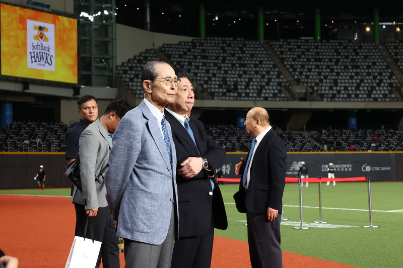 王貞治現身大巨蛋出席台日棒球國際交流賽（2）