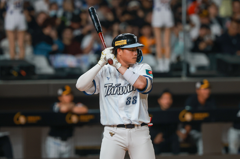 台日棒球交流賽  台灣隊宋晟睿上場代打