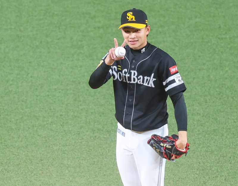 台日棒球國際交流賽　徐若熙代表軟銀鷹出賽