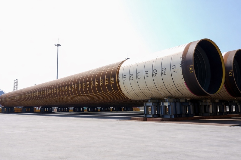 CIP渢妙離岸風場展開施工　首組水下基樁完成安裝