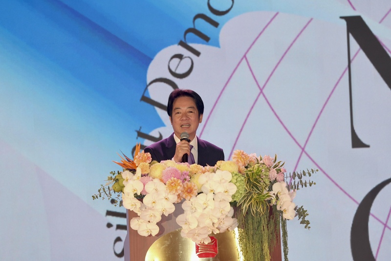 總統：威權主義擴張　盼朝野合作攜手友盟走向世界