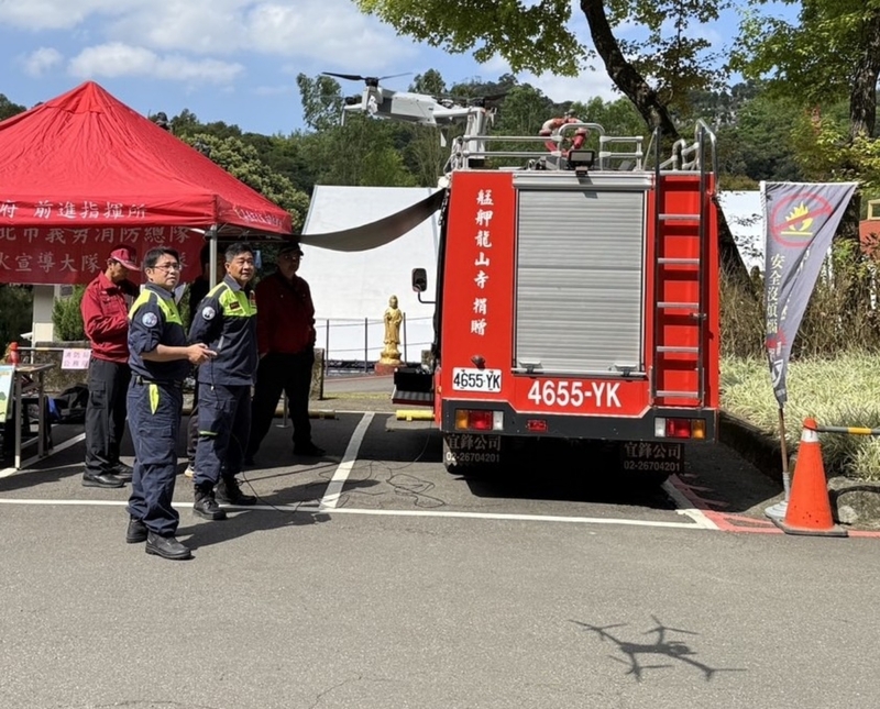 清明節將屆　北市消防導入無人機巡查防墓區火警