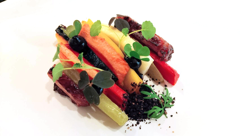 米其林餐廳加持　東勢5色胡蘿蔔成餐點主角