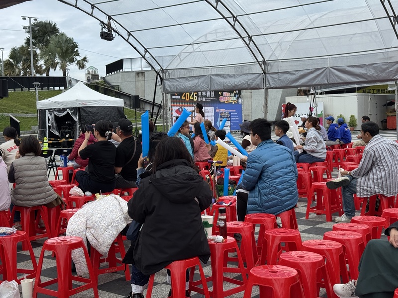 花蓮縣府東大門廣場　轉播WBC台捷賽事