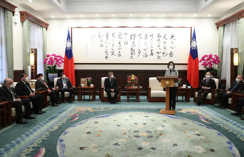 會見蔡總統 巴拉圭議長盼兩國邦誼繼續深化