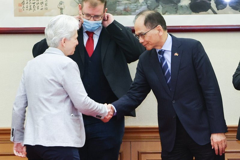 游錫堃接見德國國會團 盼全球民主同盟國支持台灣