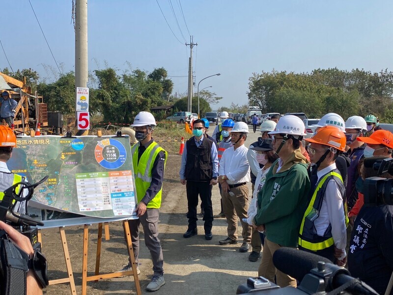 高雄鑿11口井抗旱 陳其邁：超前部署確保供水無虞