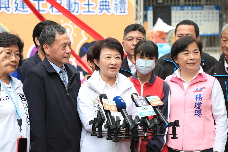 中市岸裡國小專科教室動土 1、2樓作里民活動中心