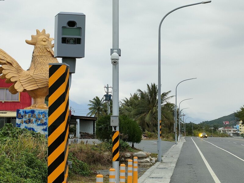 台東年度測速王 富岡港照相桿擊敗南迴殺手
