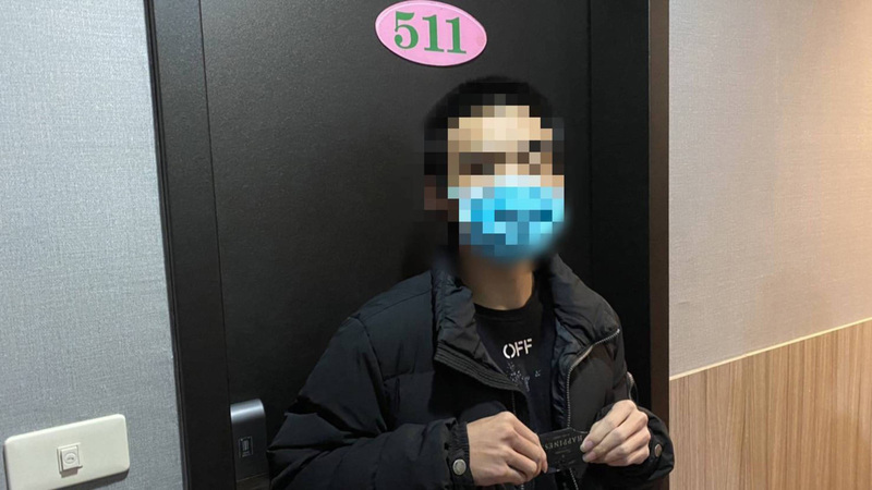 吸毒男飯店櫃台遇警竄躲回房 台南警眼尖逼現形