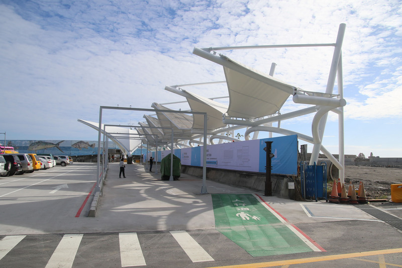 富岡登船碼頭改善工程完工 人車分流更友善