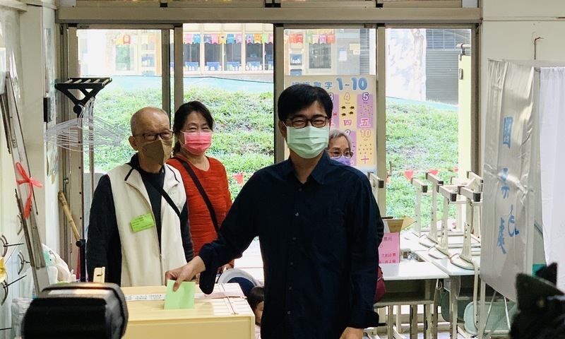 民進黨主席補選 陳其邁籲黨員踴躍投票支持新主席