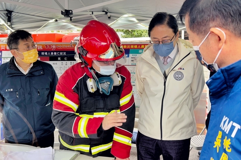 台光電桃園廠火警撲滅 張善政：防火要與時俱進