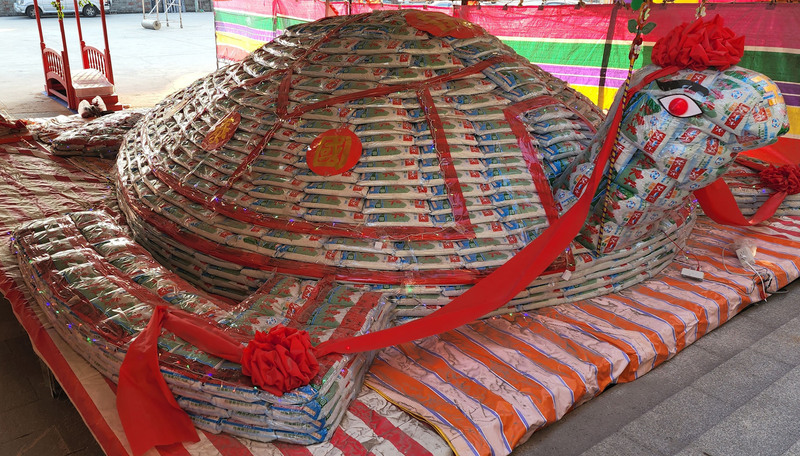 澎湖元宵乞龜習俗 大小米包龜亮相吸睛