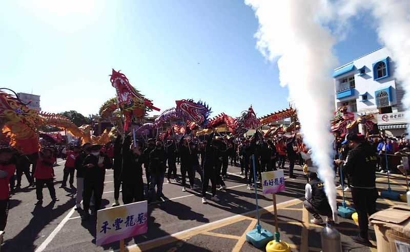 苗栗????龍開光點睛 客家鬧元宵揭序幕