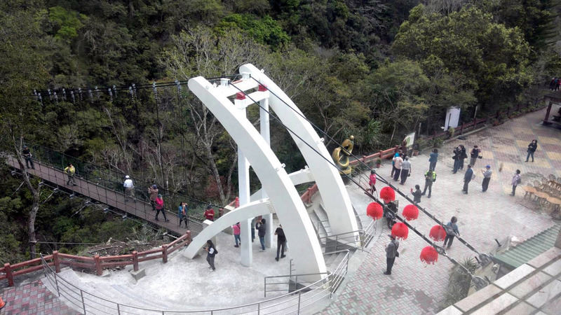 古道整修 南橫八景之一天龍吊橋暫封閉