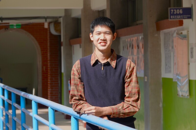 成大附工首名應屆錄取外國大學 王冠毅盼不同人生