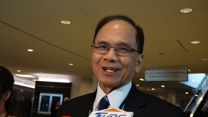 游錫堃會晤莫健及美方官員 談勞工人權環保