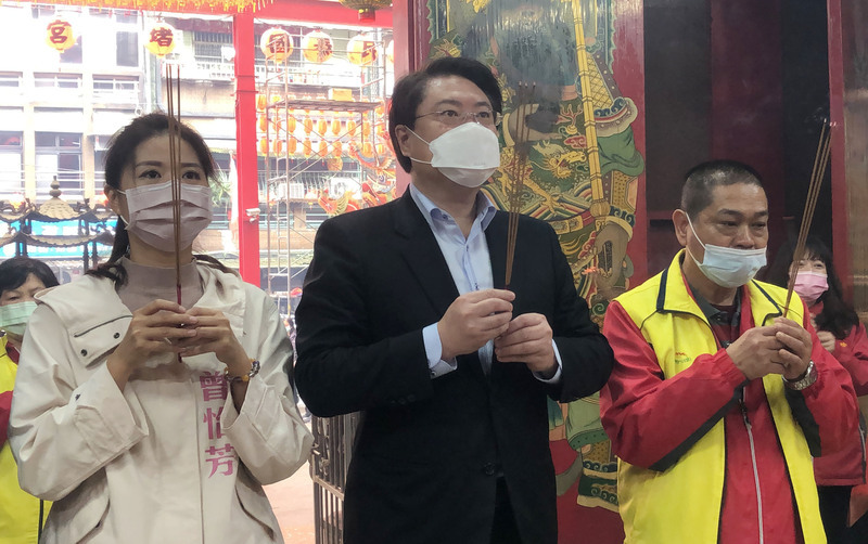 慶濟宮參拜 林右昌：會結合人民需求和中央政策