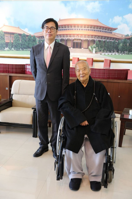 星雲法師辭世 陳其邁：全力協助治喪事宜