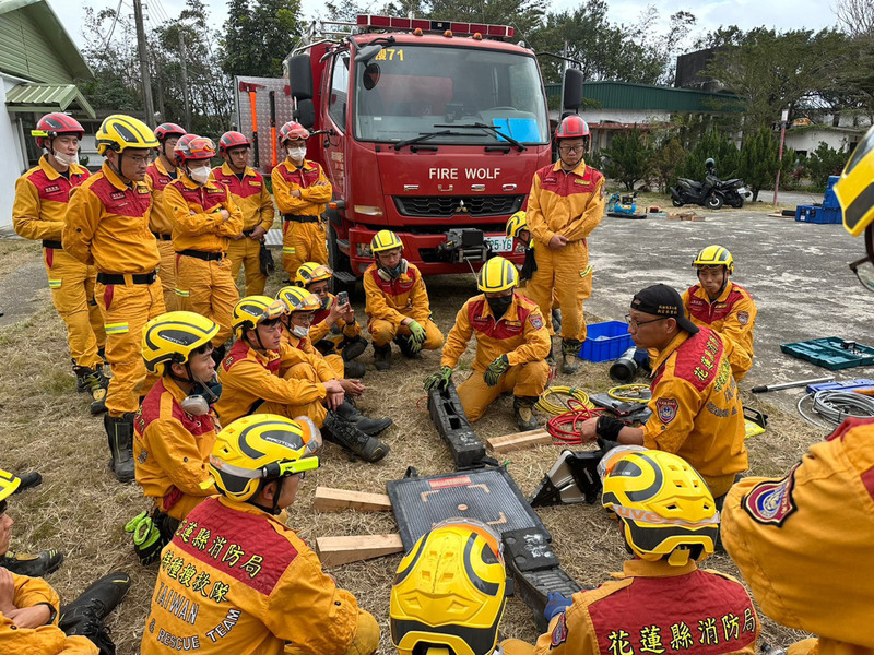 花蓮地震頻 消防局強化災害防救量能