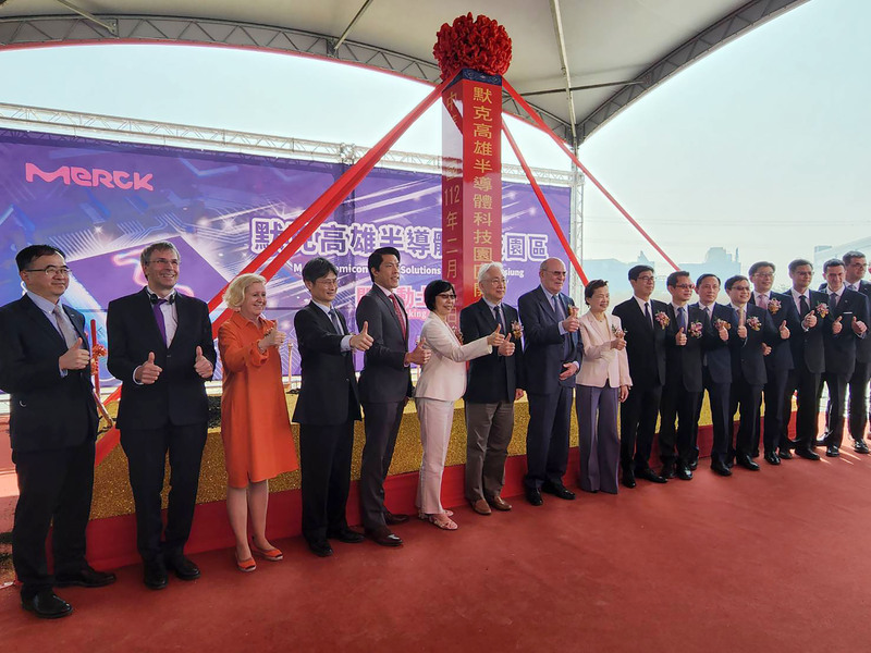 默克高雄半導體科技園區動土 陳其邁:供應鏈更完整