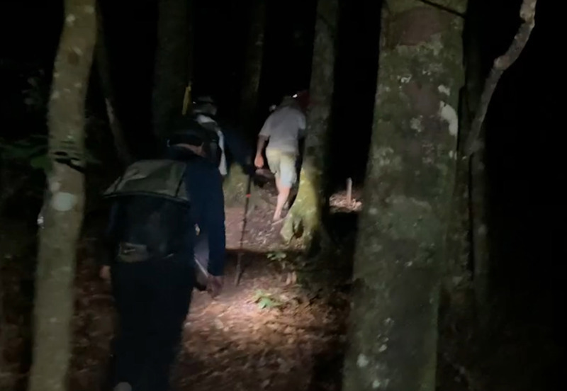 台中男穿夾腳拖獨攀屋我尾山迷路求援 搜救人員傻眼