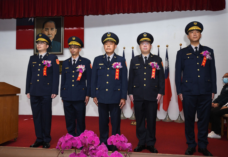 苗栗縣警局人事異動交接 5分局長全換人