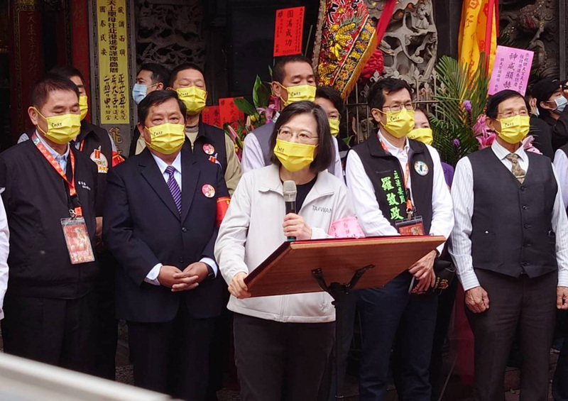 白沙屯媽祖進香起駕倒數 蔡總統為台灣、土耳其祈福