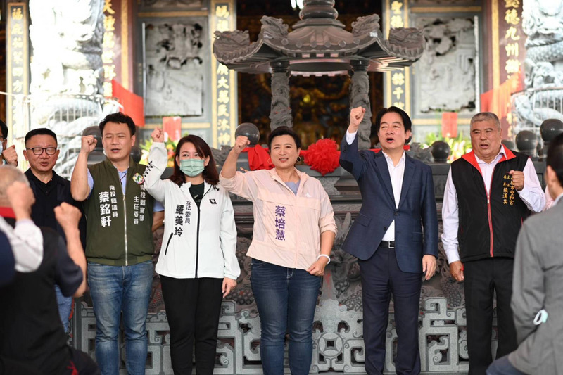 南投立委補選 賴清德：支持蔡培慧南投有2黨支持