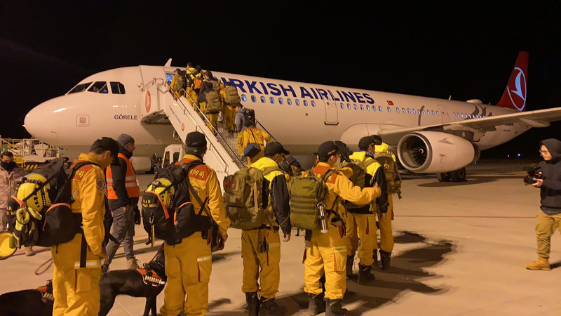 台灣搜救隊撤離土國災區 已抵伊斯坦堡準備回台