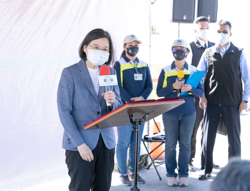 視察高雄水情 蔡總統：雨季來臨前要做好準備