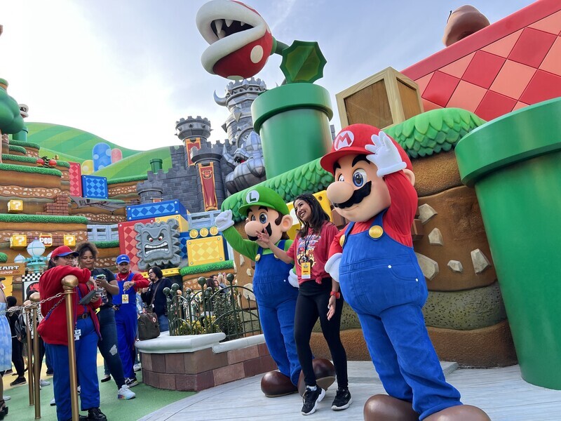 瑪利歐兄弟進駐好萊塢環球影城 粉絲朝聖兒時英雄