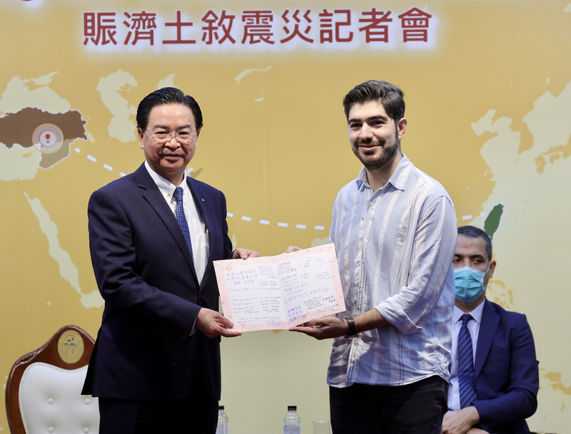 對土耳其捐款逾9億元 吳釗燮：首波援助2000萬美元