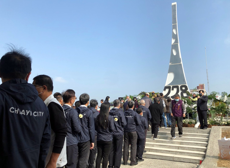 嘉市228追思 受難家屬籲拆桃園慈湖蔣介石銅像