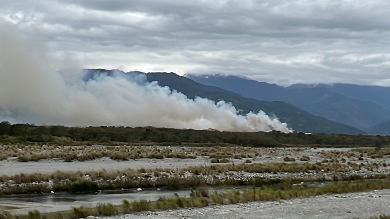 台東市垃圾掩埋場火災延燒 民怨惡臭懸浮微粒高