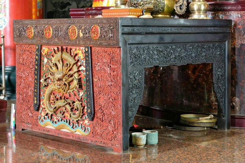 澎湖宮廟蟒龍神桌被調包 警跨海赴高雄追查