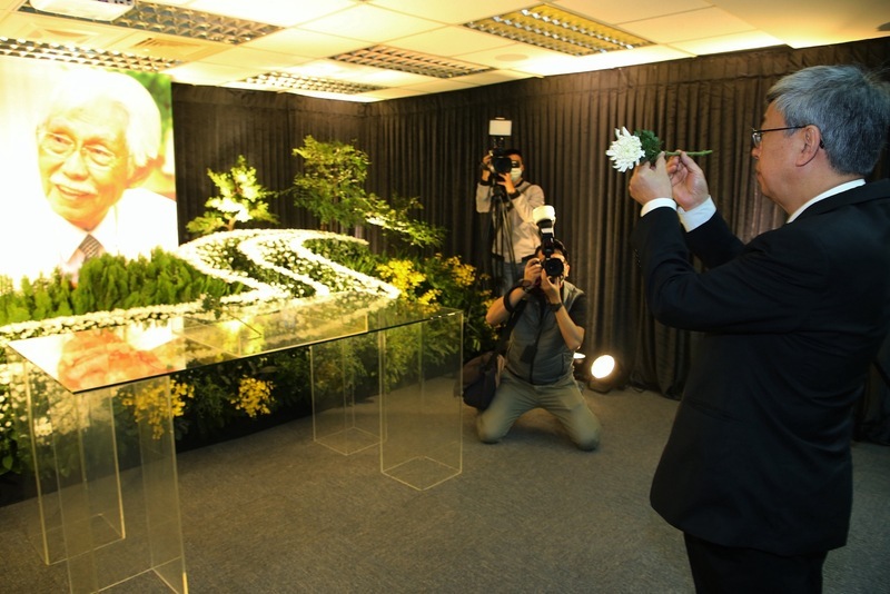 追思辜寬敏 陳建仁：精神常存台灣人心中