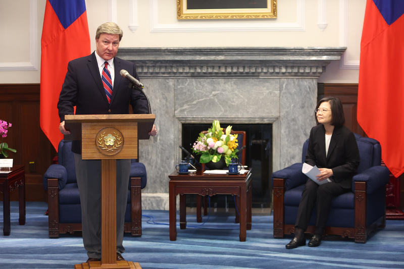 美眾院軍委會訪台 蔡總統：台美攜手守護印太和平