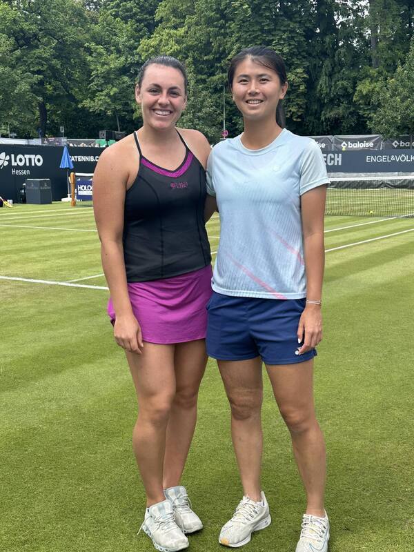 吳芳嫺連過2關 巴特洪堡女網賽女雙晉4強