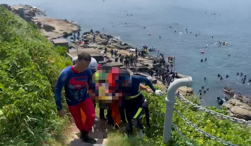 基隆潮境公園潛客溺水 送醫不治