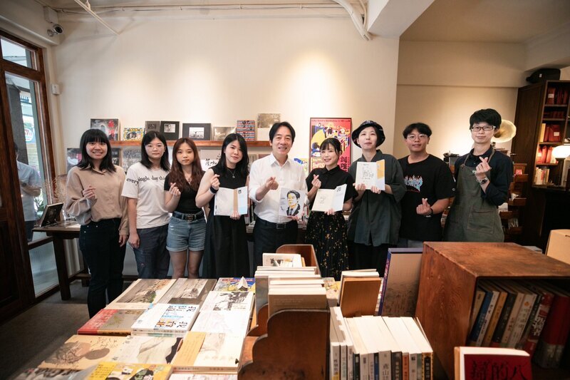 賴清德鼓勵年輕人使用文化幣 挺台灣原創漫畫