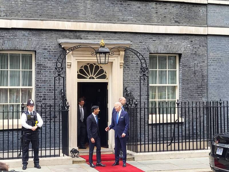 拜登訪英會蘇納克 聚焦北約事務英美關係