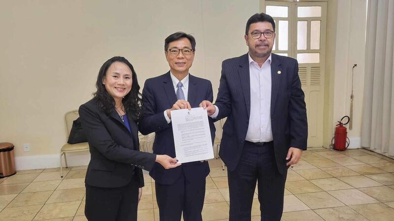 巴西台灣貿易中心與謝吉貝州首簽合作備忘錄