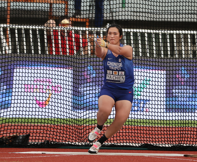 田徑亞錦賽女子鏈球獲第4 余雅倩不滿成績賽後爆哭