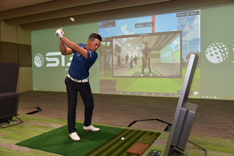 室內高爾夫模擬器受關注 詹世昌視為練球神器