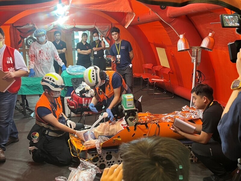 首屆全國救護競賽9隊爭鋒　北市消代表隊奪特優