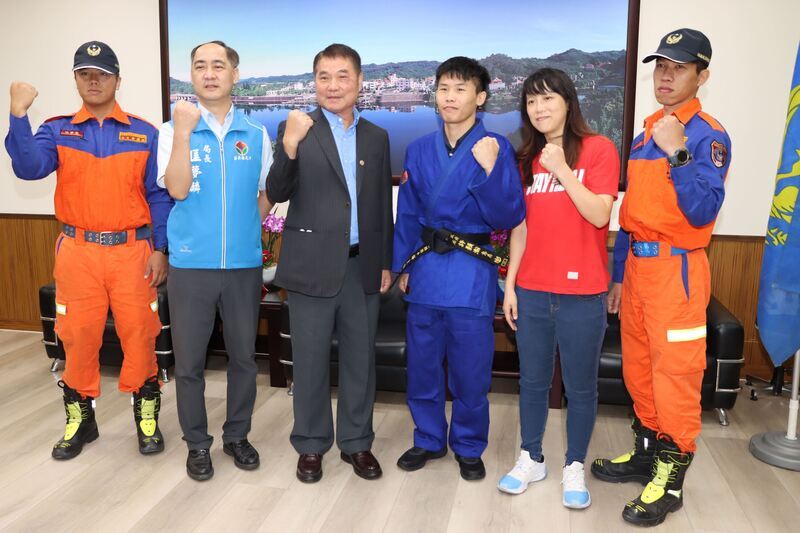 再戰世界警消運動會 許顥瀚獲贈專屬柔道服壯行