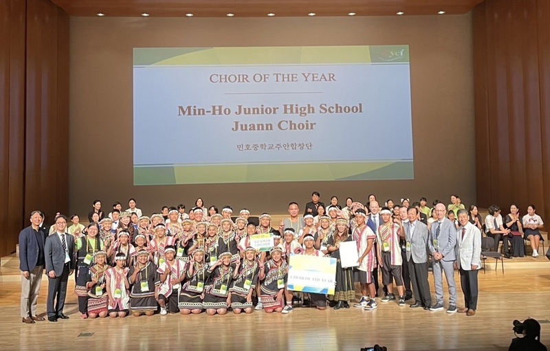 南投民和國中合唱團遠征韓國 獲年度最佳等4大獎